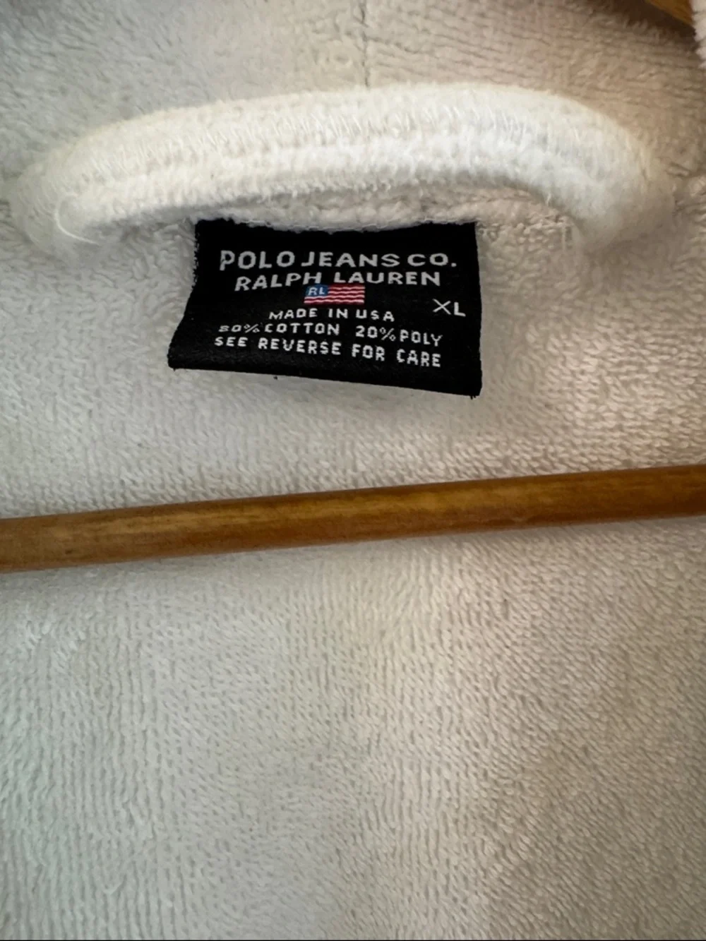 Polo by Ralph Lauren White Plush Robe